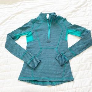 Blue Ivivva/Lululemon Half Zip Athletic Sweater